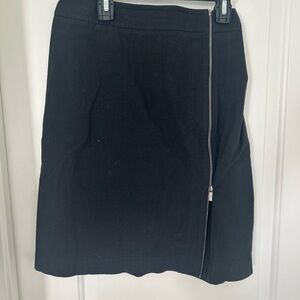 Sexy AND Sophisticated Pencil Skirt in Black with Full Zipper to Adjust Slit